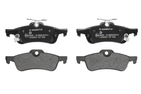 Set plăcuțe frână spate, DELPHI , pentru: DAIHATSU CHARADE VIII; HONDA CIVIC IX; TOYOTA YARIS, YARIS/HATCHBACK 1.0-1.8 08.05-