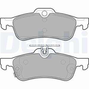 Set plăcuțe frână spate, DELPHI , pentru: DAIHATSU CHARADE VIII; HONDA CIVIC IX; TOYOTA YARIS, YARIS/HATCHBACK 1.0-1.8 08.05- 3