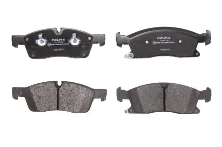 Set plăcuțe frână față, DELPHI , pentru: DODGE DURANGO; JEEP GRAND CHEROKEE, GRAND CHEROKEE IV 3.0D-6.4 11.10-