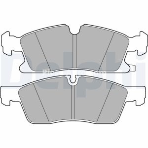Set plăcuțe frână față, DELPHI , pentru: DODGE DURANGO; JEEP GRAND CHEROKEE, GRAND CHEROKEE IV 3.0D-6.4 11.10-