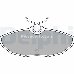 Set plăcuțe frână spate, DELPHI , pentru: DODGE VIPER; JAGUAR S-TYPE II, XJ, X-TYPE I 2.2D-8.0 10.97-12.09