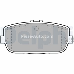 Set plăcuțe frână spate, DELPHI (cu accesorii; cu un tampon de amortizare), pentru: ; FIAT 124 SPIDER; MAZDA MX-5 III, MX-5 IV, MX-5 RF TARGA 1.4-2.0 03.05 1