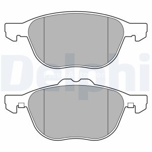 Set plăcuțe frână față, DELPHI , pentru: FORD KUGA II, TOURNEO CONNECT V408 NADWOZIE WIELKO, TRANSIT CONNECT, TRANSIT CONNECT V408/MINIVAN 1.0-2.5 02.13- 1
