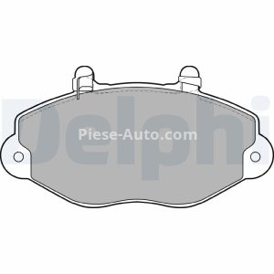 Set plăcuțe frână față, DELPHI , pentru: FORD TRANSIT, TRANSIT TOURNEO 2.0-2.5D 05.91-12.00 2