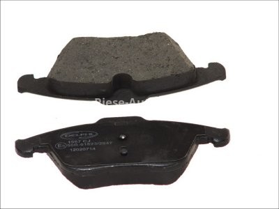 Set plăcuțe frână față, DELPHI , pentru: VOLVO S60 II, S80 II, V60 I, V70 III, V70 III/KOMBI, XC70 II; FORD GALAXY II, GALAXY MK II, MONDEO IV, S-MAX; LAND ROVER FREELANDER 2 1.5-4.4 03.06-12.19 2