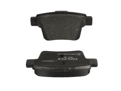 Set plăcuțe frână spate, DELPHI , pentru: FORD MONDEO III; FORD USA FIVE HUNDRED; JAGUAR X-TYPE I 1.8-3.0 10.00- 2