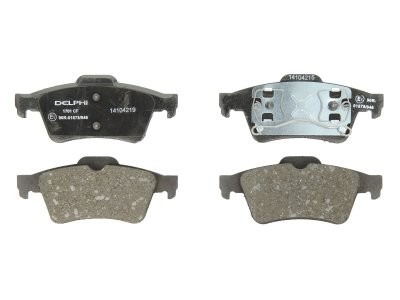 Set plăcuțe frână spate, DELPHI , pentru: VOLVO C30, C70 II, S40 II, V50; FORD FOCUS C-MAX, TOURNEO CONNECT, TOURNEO COURIER B460, TRANSIT CONNECT; FORD USA FOCUS; NISSAN PRIMERA 1.6-3.5 10.99- 1