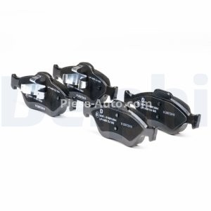 Set plăcuțe frână față, DELPHI , pentru: FORD COURIER, FIESTA IV, FIESTA V, FUSION, KA, PUMA, STREET KA; MAZDA 121 III/HATCHBACK, 2 1.0-2.0 08.95-12.12 3
