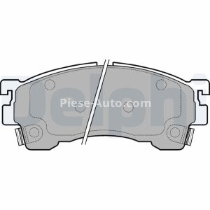 Set plăcuțe frână față, DELPHI , pentru: FORD USA PROBE II; MAZDA 323 F VI, 323 S VI, 626 IV, 626 V, MX-6, PREMACY, XEDOS 6 1.6-2.5 08.91-03.05 1