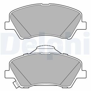 Set plăcuțe frână față, DELPHI , pentru: HYUNDAI ACCENT V, BAYON, I20 III, SOLARIS; KIA RIO IV, STONIC 1.0-1.6D 01.17- 2