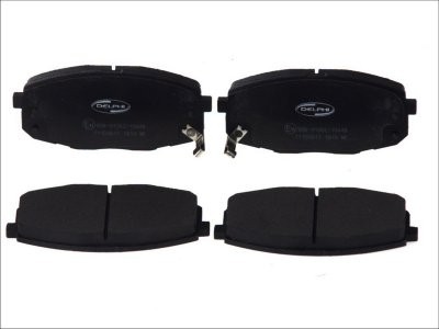 Set plăcuțe frână față, DELPHI , pentru: HYUNDAI I30, KONA, KONA/SUV; KIA CARENS II, CEE'D, CERATO II, PRO CEE'D 1.0-2.0LPG 07.02- 1