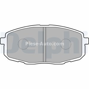 Set plăcuțe frână față, DELPHI , pentru: HYUNDAI I30, KONA, KONA/SUV; KIA CARENS II, CEE'D, CERATO II, PRO CEE'D 1.0-2.0LPG 07.02- 3