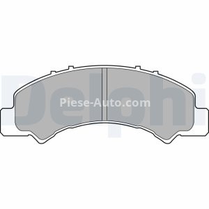 Set plăcuțe frână spate, DELPHI , pentru: ISUZU ELF, FORWARD F, GRAFTER, N (6TH GENERATION); TOYOTA DYNA 1.9D-5.2D 10.03-