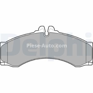 Set plăcuțe frână față / spate, DELPHI, pentru: IVECO DAILY II, DAILY III; MERCEDES G (W463), SPRINTER 2-T (B901, B902), SPRINTER 3-T (B903), SPRINTER 4-T (B904), VARIO 2.1D-Electric 01.89- 3