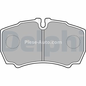 Set plăcuțe frână spate, DELPHI , pentru: IVECO DAILY III, DAILY IV, DAILY V, DAILY VI 2.3D-Electric 05.99-
