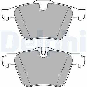 Set plăcuțe frână față, DELPHI , pentru: JAGUAR F-TYPE, XF SPORTBRAKE, XJ 2.0/3.0/5.0 10.12-