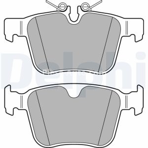 Set plăcuțe frână spate, DELPHI (cu un tampon de amortizare), pentru: VOLVO S60 III, S90 II, V60 II, V90 II, XC60 II, XC90 II; JAGUAR E-PACE, F-PACE, I-PACE, XE 1.5H-Electric 06.11-