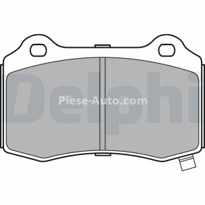Set plăcuțe frână spate, DELPHI , pentru: JEEP GRAND CHEROKEE, GRAND CHEROKEE III, GRAND CHEROKEE IV 2.0-Electric 09.04-