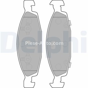 Set plăcuțe frână față, DELPHI , pentru: JEEP CHEROKEE, GRAND CHEROKEE I, GRAND CHEROKEE II 2.7D-4.7 09.91-09.05 3