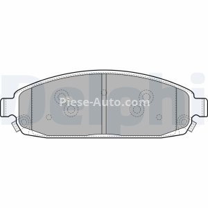 Set plăcuțe frână față, DELPHI , pentru: JEEP COMVWDER, GRAND CHEROKEE III, GRAND CHEROKEE IV 3.0D-6.1 10.04- 3