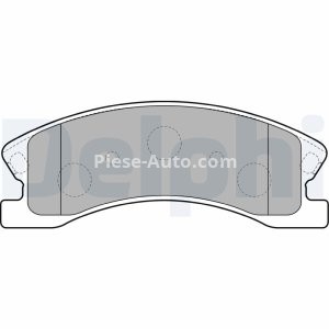 Set plăcuțe frână față, DELPHI , pentru: JEEP GRAND CHEROKEE II 2.7D-4.7 10.98-09.05 3