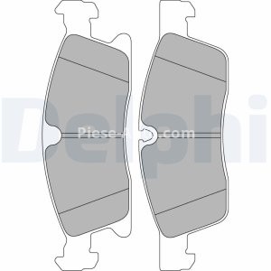Set plăcuțe frână față, DELPHI (cu un tampon de amortizare), pentru: MERCEDES GL (X166), GLE (C292), GLE (W166), GLS (X166), M (W166); DODGE DURANGO; JEEP GRAND CHEROKEE IV 2.2D-6.4 11.10- 3
