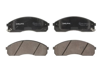 Set plăcuțe frână față, DELPHI , pentru: KIA BESTA, CARNIVAL I, CARNIVAL II, PREGIO, PREGIO II 2.5-2.9D 08.95-
