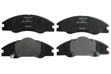 Set plăcuțe frână față, DELPHI , pentru: KIA CERATO I, CERATO II, RIO I 1.3-2.0D 08.00-