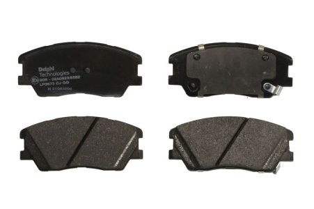 Set plăcuțe frână față, DELPHI , pentru: KIA SOUL III 1.6 01.19-