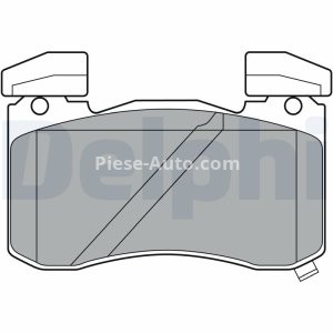 Set plăcuțe frână față, DELPHI , pentru: KIA STINGER 3.3 06.17- 3