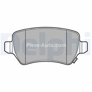 Set plăcuțe frână spate, DELPHI , pentru: KIA CEE'D, PRO CEE'D 1.0-1.6D 05.12-07.18