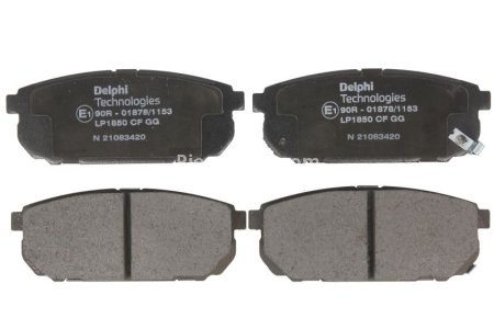 Set plăcuțe frână spate, DELPHI , pentru: KIA SORENTO I 2.4-3.5 08.02-12.11