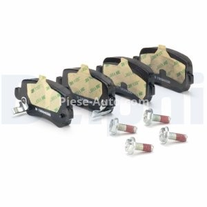 Set plăcuțe frână spate, DELPHI , pentru: KIA VENGA; LADA KALINA; OPEL ASTRA F, ASTRA F CLASSIC, ASTRA F/KOMBI, ASTRA G, ASTRA G CLASSIC, ASTRA G/KOMBI, ASTRA H, ASTRA H CLASSIC 1.2-2.2D 08.94- 3