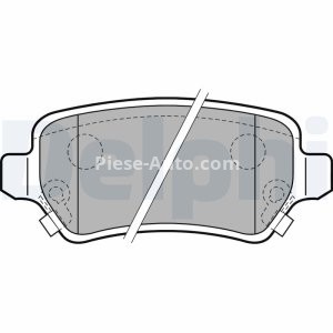 Set plăcuțe frână spate, DELPHI , pentru: KIA VENGA; OPEL ASTRA F, ASTRA F CLASSIC, ASTRA F/KOMBI, ASTRA G, ASTRA G CLASSIC, ASTRA G/KOMBI, ASTRA H, ASTRA H CLASSIC, ASTRA H GTC 1.2-2.2D 08.94- 3