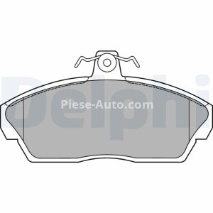 Set plăcuțe frână față, DELPHI (cu un tampon de amortizare), pentru:  LAND ROVER FREELANDER I 1.8-2.9 02.98-01.1