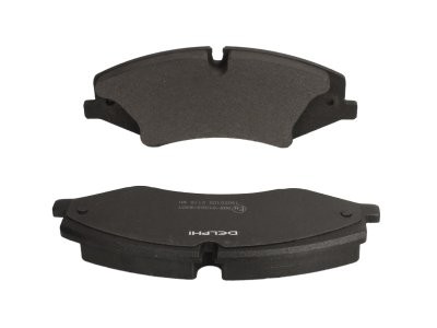 Set plăcuțe frână față, DELPHI (cu un tampon de amortizare), pentru: LAND ROVER DEFENDER, DISCOVERY IV, DISCOVERY SPORT, DISCOVERY V, RANGE ROVER EVOQUE, RANGE ROVER III 1.5H-5.0 03.02-