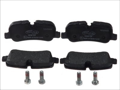 Set plăcuțe frână spate, DELPHI , pentru: LAND ROVER DISCOVERY III, DISCOVERY IV, RANGE ROVER III, RANGE ROVER SPORT I 2.7D-5.0 07.04-12.18