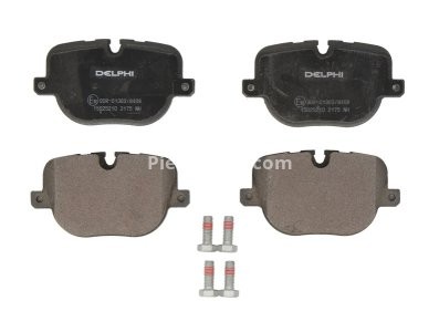 Set plăcuțe frână spate, DELPHI , pentru: LAND ROVER RANGE ROVER III, RANGE ROVER SPORT I 4.4D/5.0 04.09-03.13