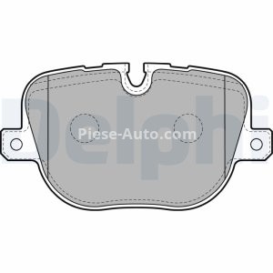 Set plăcuțe frână spate, DELPHI , pentru: LAND ROVER RANGE ROVER III, RANGE ROVER SPORT I 4.4D/5.0 04.09-03.13