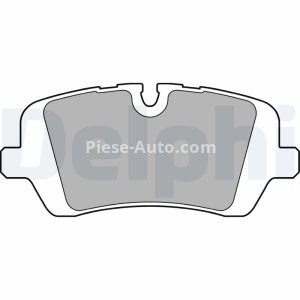 Set plăcuțe frână spate, DELPHI (cu un tampon de amortizare), pentru: LAND ROVER DEFENDER, DISCOVERY V, RANGE ROVER IV, RANGE ROVER SPORT II; PORSCHE 918 SPYDER 2.0-5.0 08.12- 3