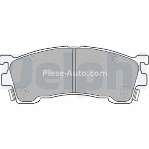 Set plăcuțe frână față, DELPHI , pentru: MAZDA 323 F V, 323 F VI, 323 S VI, 626 V, MX-6, PREMACY, XEDOS 6 1.6-2.5 01.92-03.05 3