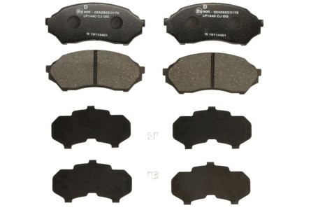 Set plăcuțe frână față, DELPHI , pentru: MAZDA 323 F VI, 323 S VI 1.3/1.4/1.5 09.98-05.04