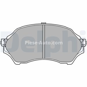 Set plăcuțe frână față, DELPHI , pentru: MAZDA 323 F VI, 323 S VI 1.3/1.4/1.5 09.98-05.04
