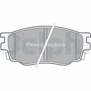 Set plăcuțe frână față, DELPHI , pentru: MAZDA 6 1.8 08.02-08.07