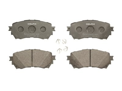 Set plăcuțe frână față, DELPHI , pentru: MAZDA 6, 6/KOMBI 2.0/2.2D/2.5 08.12-