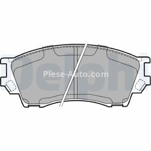 Set plăcuțe frână față, DELPHI , pentru: MAZDA B-SERIE, XEDOS 9 2.0-2.5D 07.93-11.06