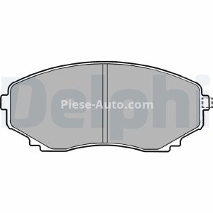 Set plăcuțe frână față, DELPHI , pentru: MAZDA E, MPV I, MPV II 2.0-3.0 11.88-12.06 3