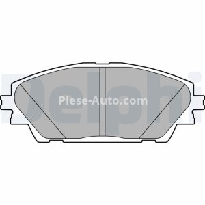 Set plăcuțe frână față, DELPHI (fara optionale), pentru: MAZDA 3, 3/HATCHBACK, CX-3, CX-30 1.5-2.2D 07.13- 3