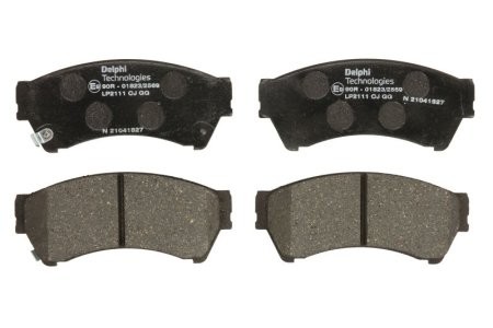 Set plăcuțe frână față, DELPHI (fara optionale), pentru: MAZDA 6 1.8-2.5 08.07-07.13