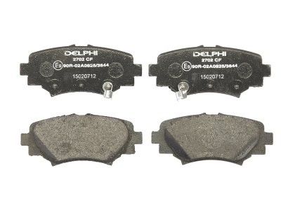 Set plăcuțe frână spate, DELPHI , pentru: MAZDA 3, 3/HATCHBACK 1.5-2.5 07.13-